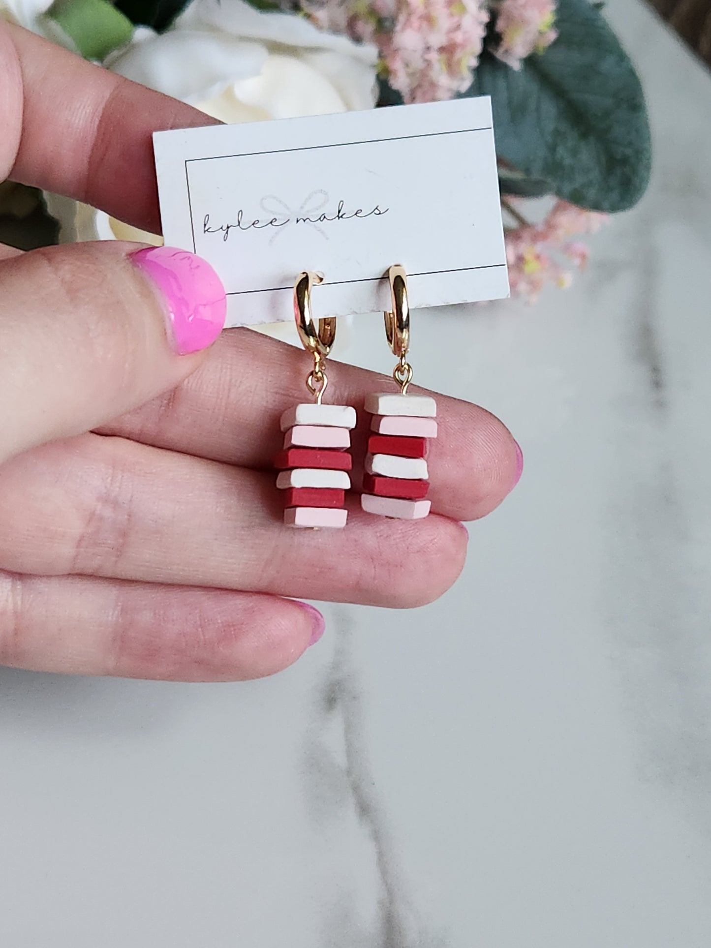 Stacked Gold Fill Huggies