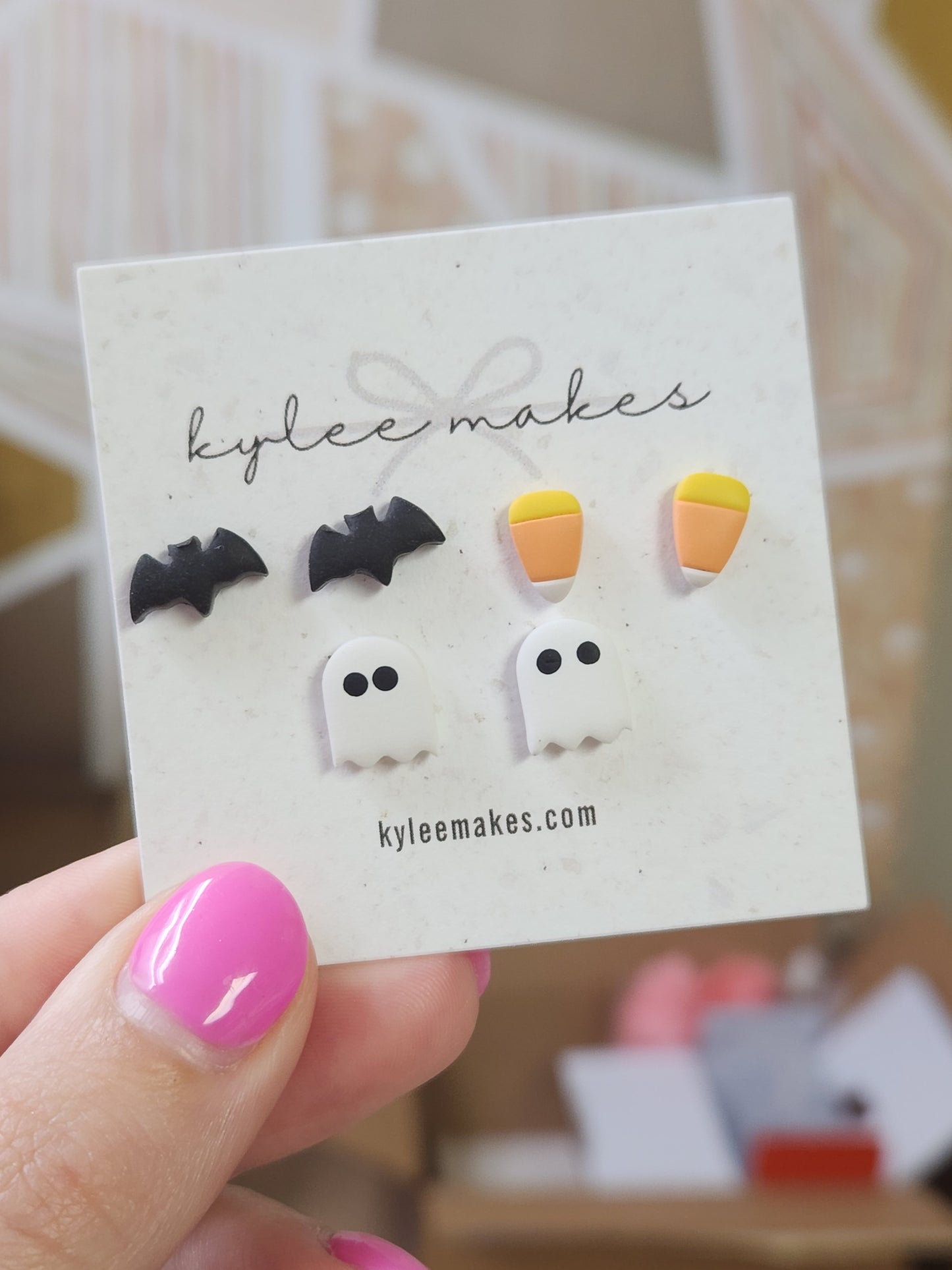 Halloween Polymer Clay Stud Earrings