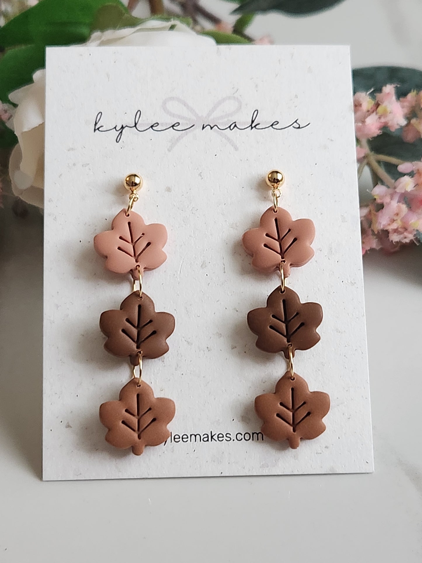 Leaf Trio Dangles