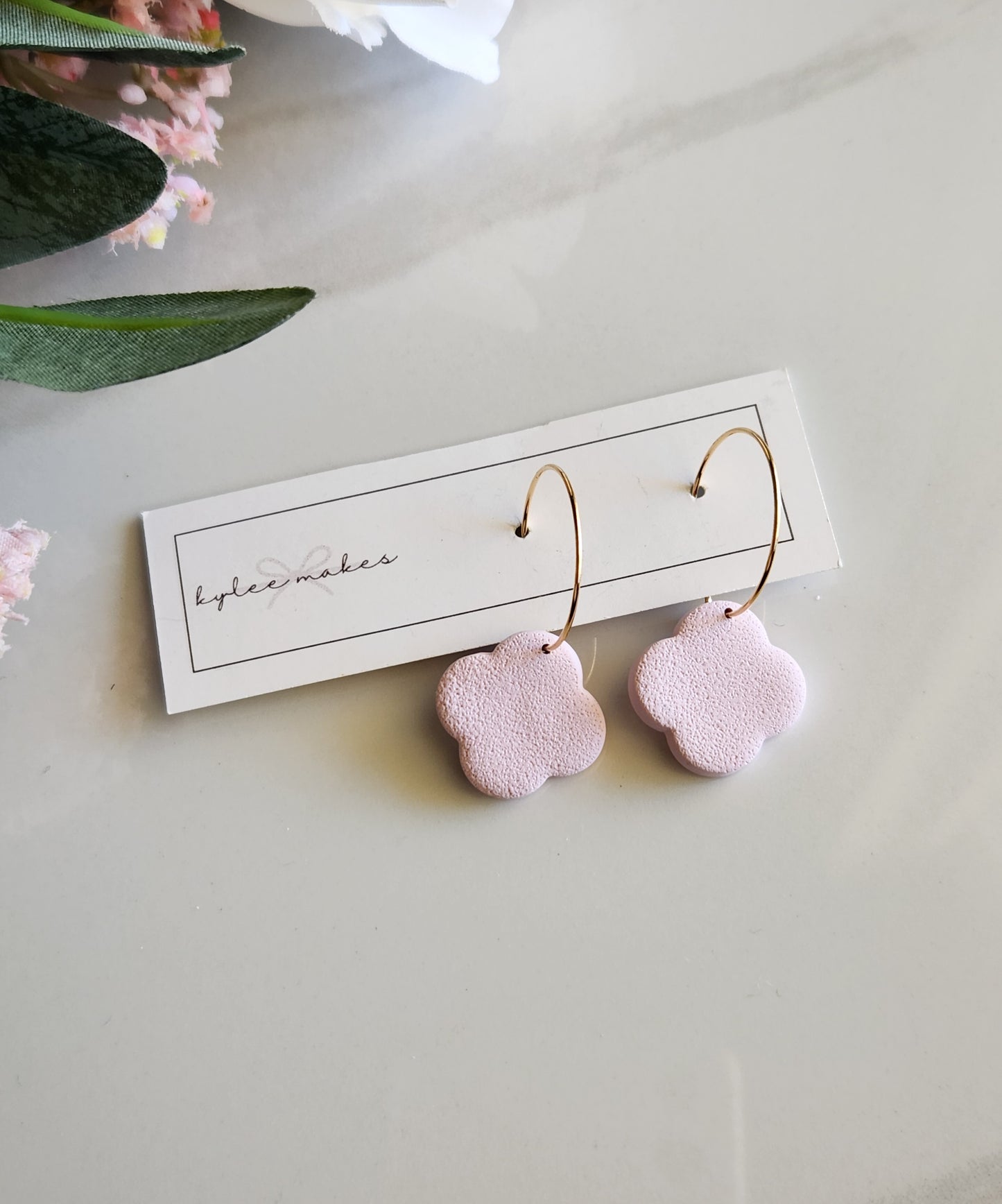 Pale Pink Hoops