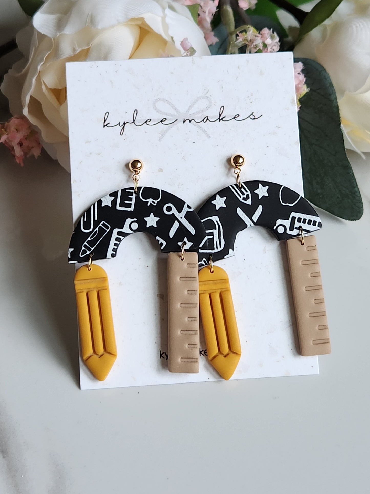 Teacher Themed Dangle Earrings