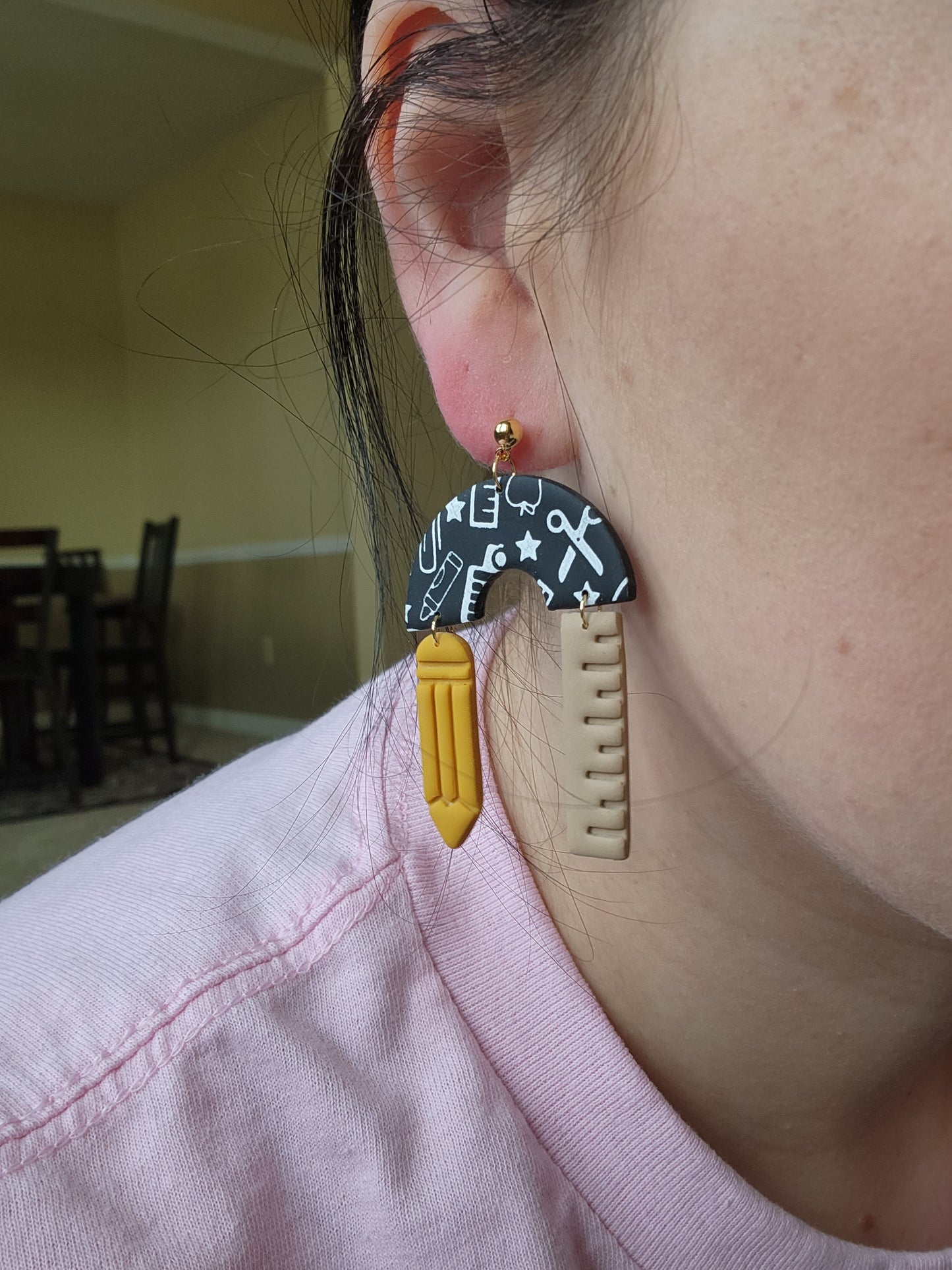 Teacher Themed Dangle Earrings