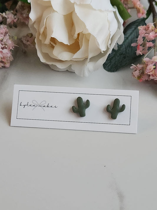 Cactus Stud Earrings