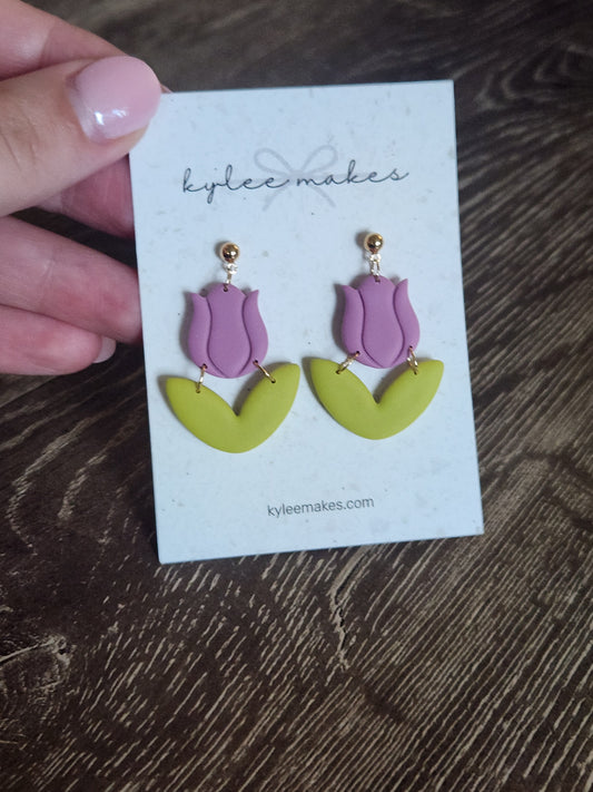 Tulip Dangle Earrings