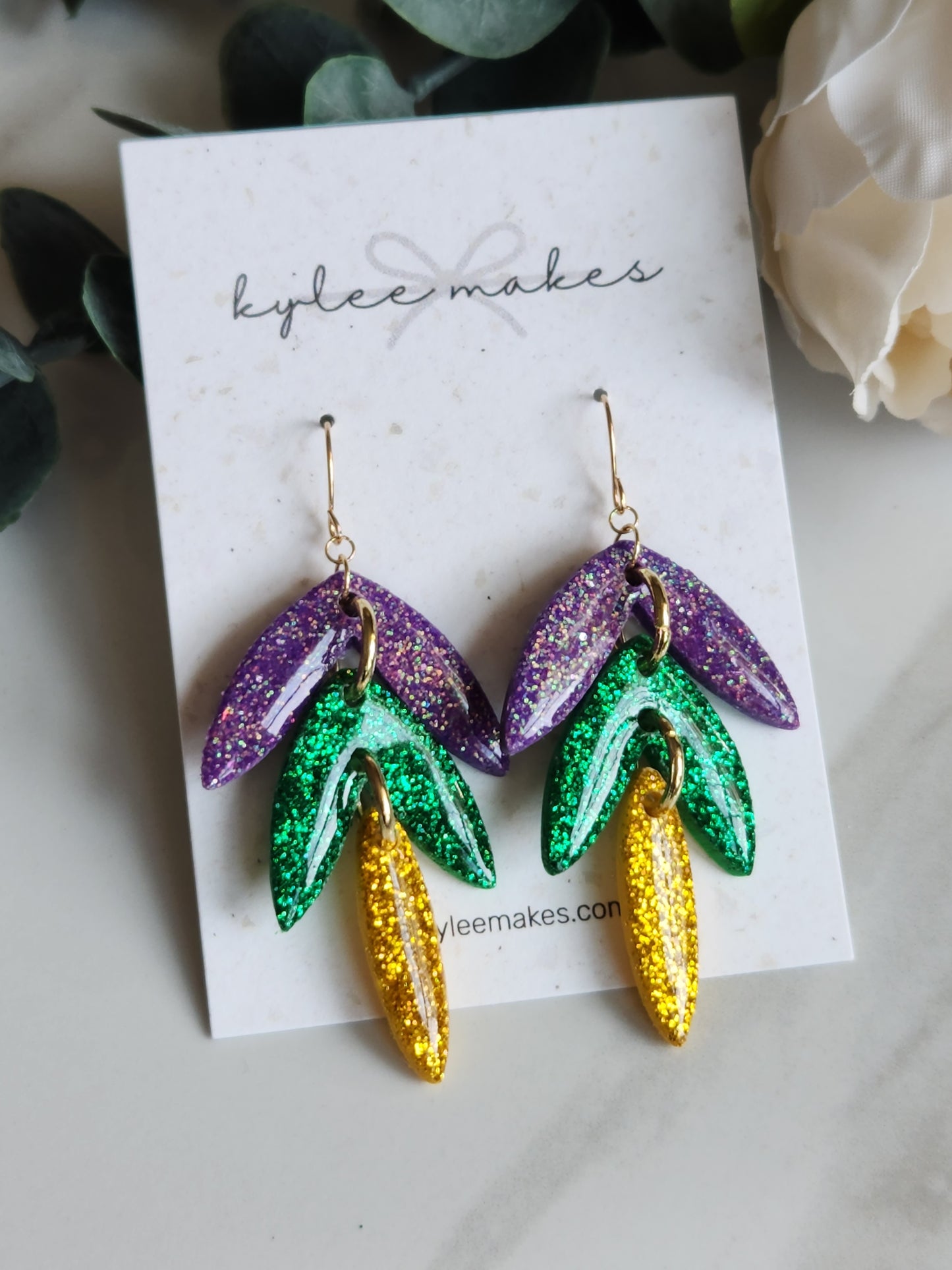 Mardi Gras Dangles