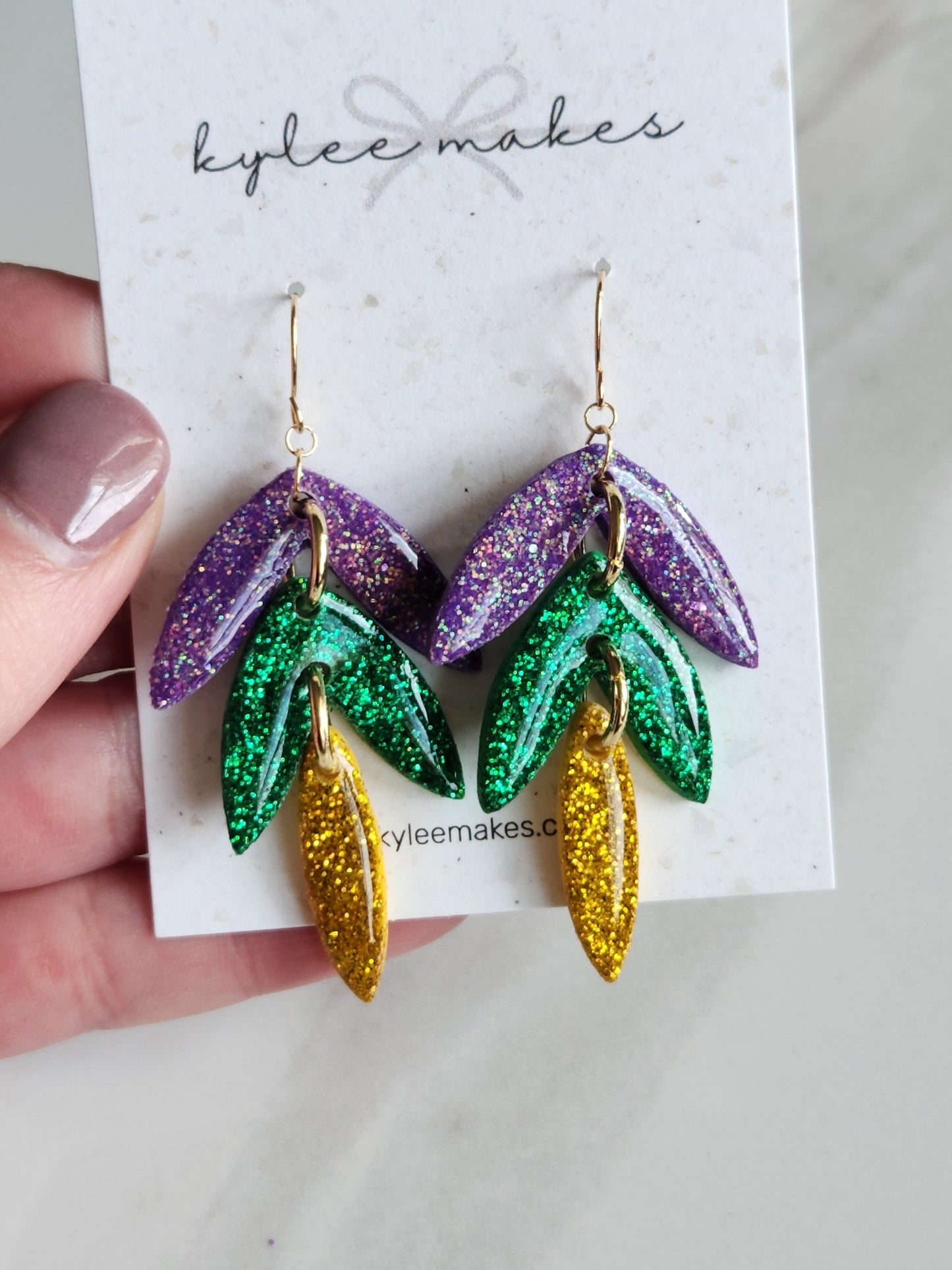 Mardi Gras Dangles