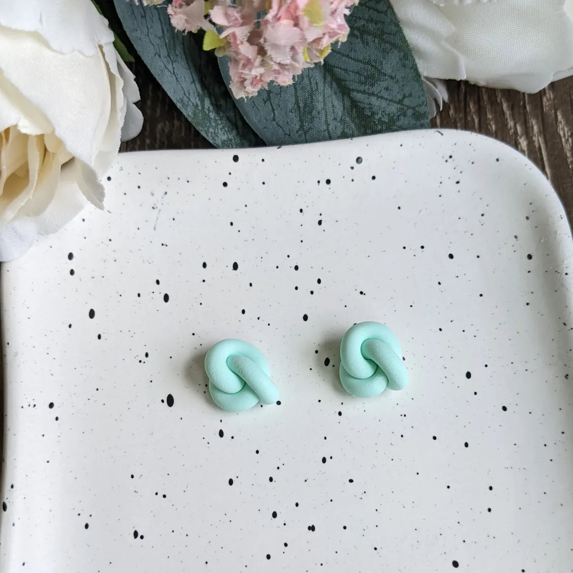 Clay Knot Studs